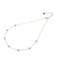 Go Dutch Label Ketting met Stras Steentjes Goud