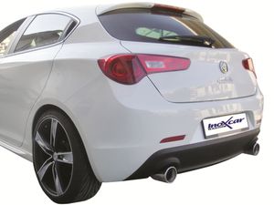 InoxCar uitlaat passend voor Alfa Romeo Giuletta 1750TB (235pk) 2010- Links/Rechts 102mm IXALGI01102