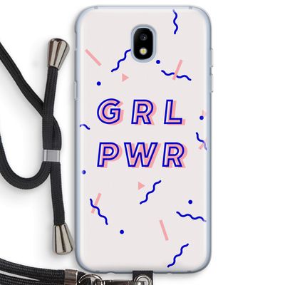 GRL PWR: Samsung Galaxy J5 (2017) Transparant Hoesje met koord