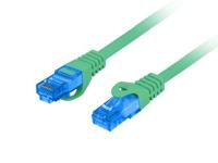 LANBERG PATCHCORD S/FTP CAT.6A 0.5M GROEN LSZH