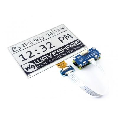 Waveshare 7 5 inch 640x384 pixel E-ink display HAT voor framboos pi