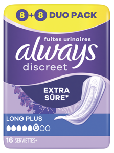 Always Discreet Extra Long Plus Verband - Duopack