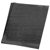 Zwart knutsel papier 100 vellen A4 - thumbnail