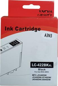 Huismerk Brother LC-422XLBK cartridge zwart