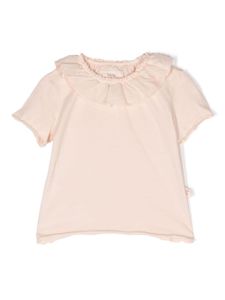 TEDDY & MINOU ruffle-trim cotton T-Shirt - Rose