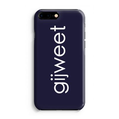 Gijweet: Volledig Geprint iPhone 7 Plus Hoesje