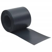 vidaXL Tuinschermen 10 st 252,5x19 m PVC zwart