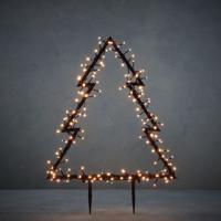 Luca Lighting Tuin Decoratie LED Boom 175 LEDs 53x1x75 cm Warm Wit Zwart