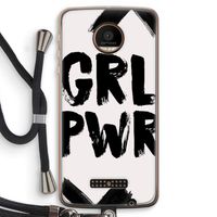 Girl Power #2: Motorola Moto Z Force Transparant Hoesje met koord