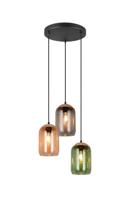 Trio Glazen eettafellampCork 3-lichts - 364630317