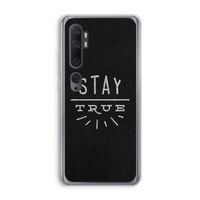 Stay true: Xiaomi Mi Note 10 Pro Transparant Hoesje