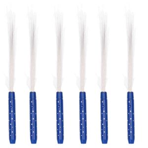 Set van 10x stuks fiber LED licht stick blauw