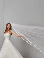 Novias Agatha sluier - 270 cm