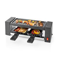 Nedis Gourmet / Raclette | Grill | 2 Personen | 1 stuks - FCRA210FBK2 FCRA210FBK2