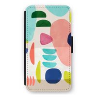 Bold Rounded Shapes: iPhone 12 mini Flip Hoesje