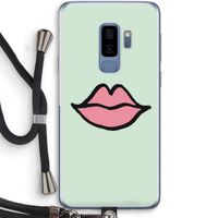 Kusje: Samsung Galaxy S9 Plus Transparant Hoesje met koord