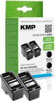 KMP Inktcartridge vervangt HP 339, C8767E Compatibel 2-pack Zwart H25D 1023,4021