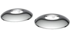 Kirchhoff Schubrosette, chroom, 1/2" x 60 x 10 mm (2x) - 988134049