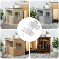 VidaXL Deurslot 423 pcs zilver 70 x 8 mm staal