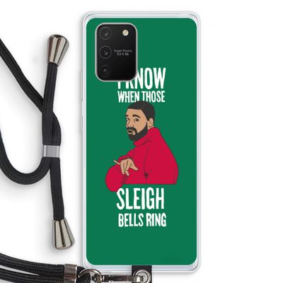 Sleigh Bells Ring: Samsung Galaxy S10 Lite Transparant Hoesje met koord