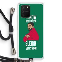 Sleigh Bells Ring: Samsung Galaxy S10 Lite Transparant Hoesje met koord