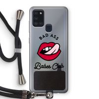 Badass Babes Club: Samsung Galaxy A21s Transparant Hoesje met koord