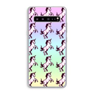 Musketon Unicorn: Samsung Galaxy S10 5G Transparant Hoesje