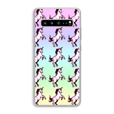 Musketon Unicorn: Samsung Galaxy S10 5G Transparant Hoesje