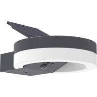 ECO-Light LED-Solar-Aussenwandl. mit BWM RUNDA 6915801335 Wandlamp op zonne-energie LED 12 W Antraciet