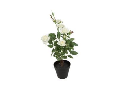 Kunstplant Camellia 25x20x49 cm wit - Countryfield