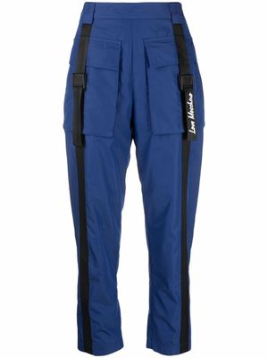 Love Moschino pantalon court à poches cargo - Bleu