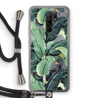 Bananenbladeren: Xiaomi Redmi 9 Transparant Hoesje met koord
