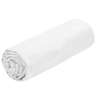 Hoeslaken Eden - 2-persoons - 160 x 200 cm - wit - hotelkwaliteit - katoen - 30 cm matrasdikte