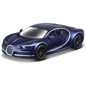 Modelauto Bugatti Chiron 1:32 blauw