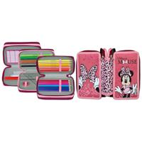 Minnie Mouse School Etui 3-Laags met Inhoud