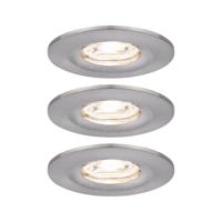 Paulmann 94301 EBL Nova mini Coin LED-inbouwlamp Set van 3 stuks 4 W IJzer - thumbnail