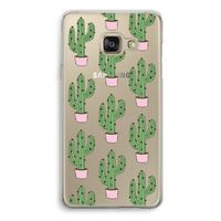 Cactus Lover: Samsung A3 (2017) Transparant Hoesje