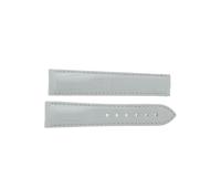 Horlogeband Omega 23113392155001 Krokodillenleer Wit 19mm