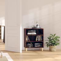 Dressoir 57x35x70 cm bewerkt hout gerookt eikenkleurig