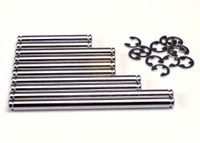Suspension pin set, hard chrome (w/ e-clips) - thumbnail