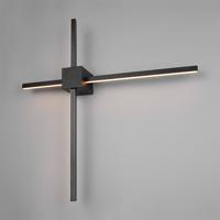 Trio Moderne wandlampCassino zwart 67,5cm - 237770132