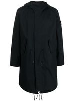 Stone Island manteau à patch Compass - Noir