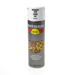 Spuitbus markeerverf wit 500ml 2392