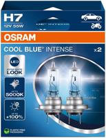 OSRAM hoofdlamp "cool blue intense" lamp h7 55w set cool blue intense
