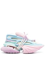 Balmain baskets Unicorn à design colour block - Bleu - thumbnail