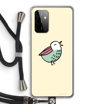 Birdy: Samsung Galaxy A72 5G Transparant Hoesje met koord