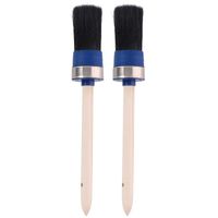 2x Verfkwast rond D 4 x 25 cm