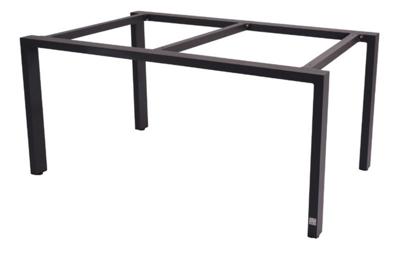 Goa Tafelframe Antracite Met Tafelblad Teak 160 x 95 cm - 4so