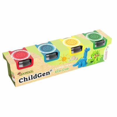 ChildGen Speelklei Dino 4 stuks