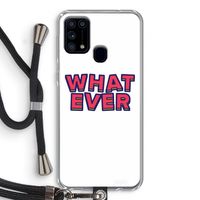 Whatever: Samsung Galaxy M31 Transparant Hoesje met koord